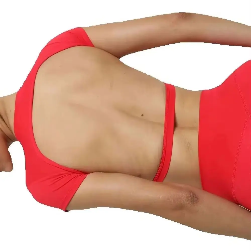 

Women Sexy Sports Shirts Breathable Workout Tops Fitness Sportswear Female Backless Yoga Clothing Sport Crop Tops Women Gym Top