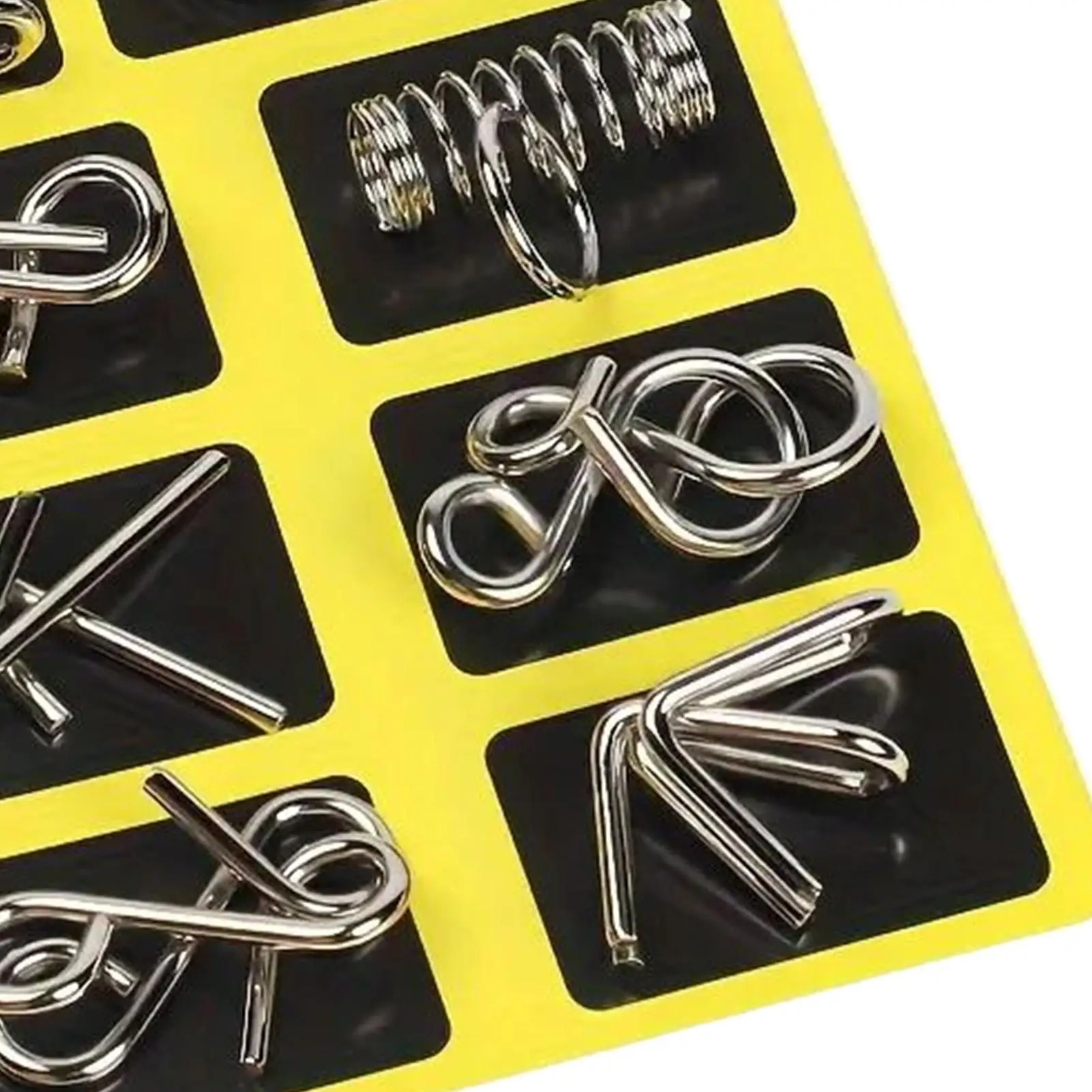 40 pièces de puzzle chinois en métal, casse-tête intelligent, jeu de logique pour enfants, adultes, divertissement familial, jouet éducatif, cadeau