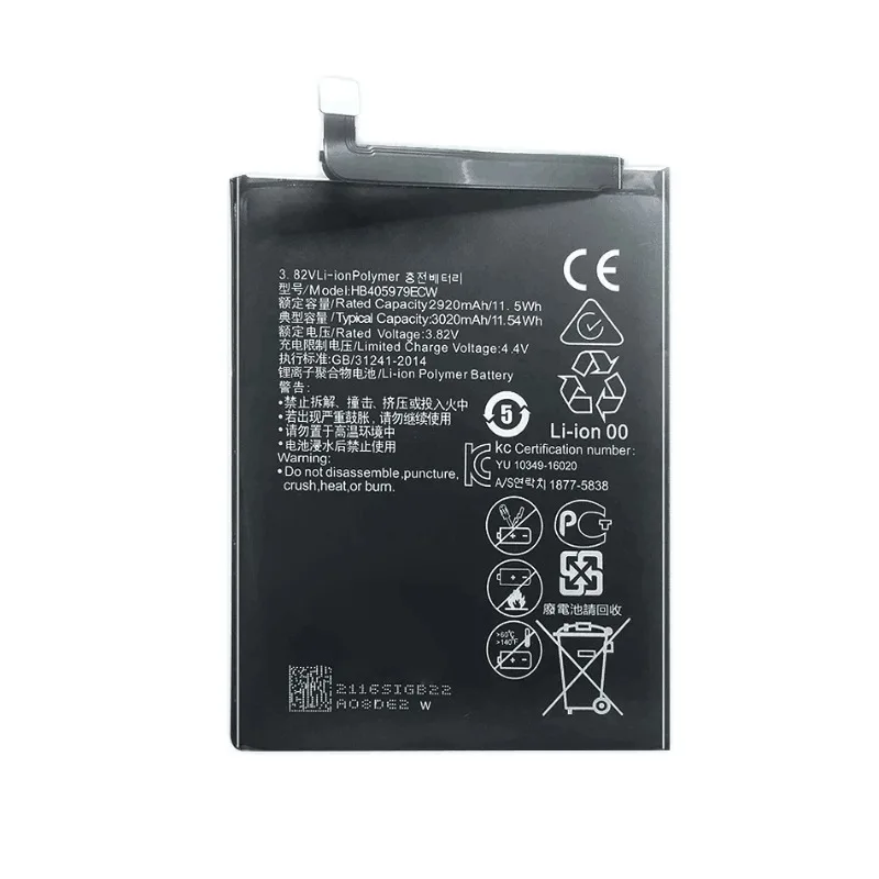 3020mAh HB405979ECW Battery for Huawei Honor Y5 2018 AMN-LX1 LX9 L21 L29 8S KSE-LX9 KSA-LX9 Ksa-Al00