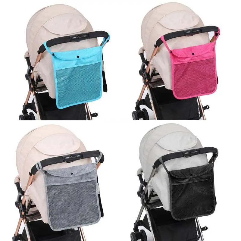 

Practical Baby Trolley Bunch Net Pocket Infant Stroller Mesh Bottle Diaper Storage Bag Holder Elasticity