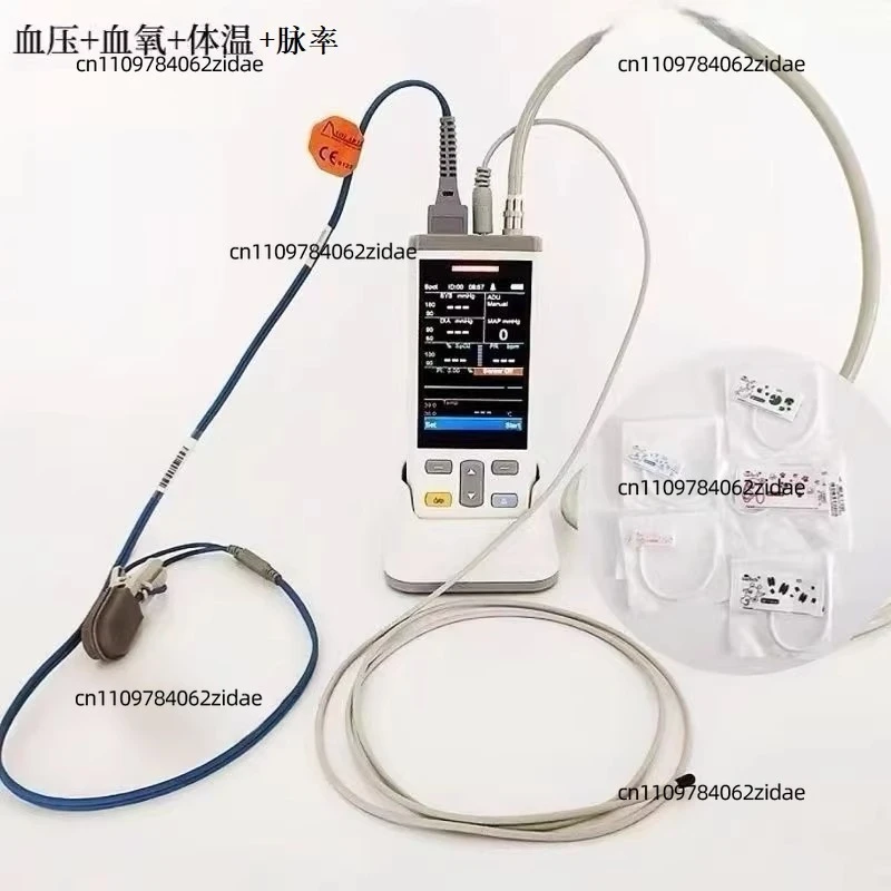 For Pet Four Parameter Monitor  Handheld Monitor  Pet Blood Pressure Meter