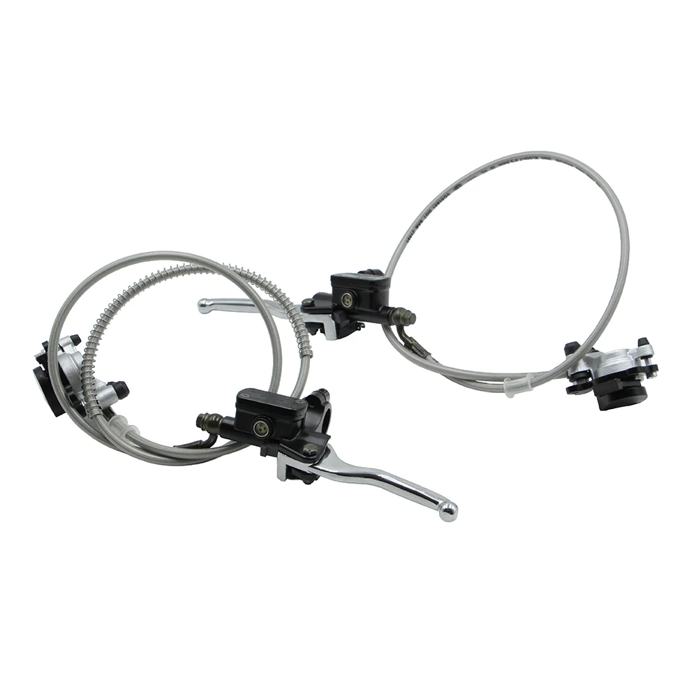 Motorcycle Hydraulic Disc Brake Master Cylinder Caliper For 2 Stroke 47cc 49cc 97cc Pocket Bike Mini Moto Dirt Bike Scooter ATV