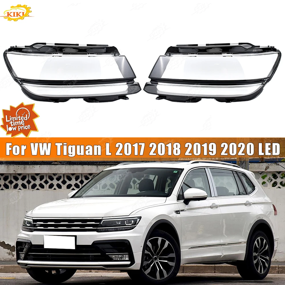 

Fit For VW Tiguan L 2017 2018 2019 2020 LED Acrylic lampshade Daytime Running Light Cover Automotive headlight housing
