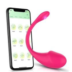 Wireless Bluetooth G Spot Dildo Vibrator for Women APP Remote Control Wear Vibrating Egg Clit Female Vibrating Panties Sex Toys