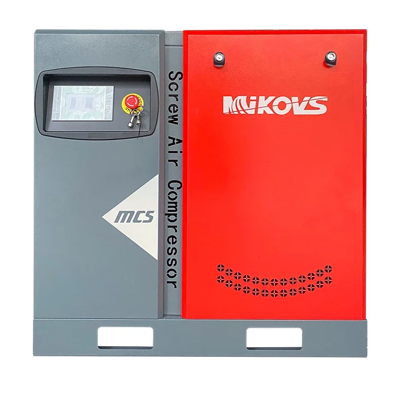 Mikvos 7.5KW 11 KW Oil Injected New Design Chinese Red High Quality Screw Air Compressor