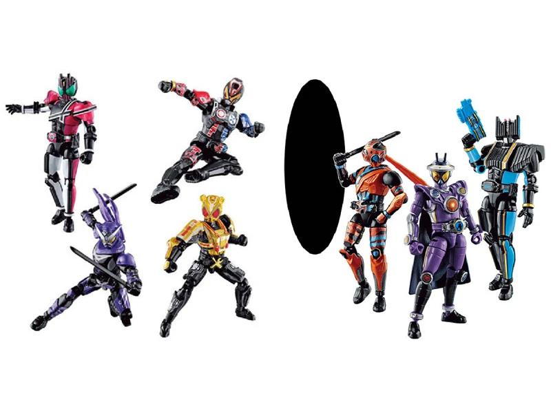 กล่องอาหารไข่ Play Kamen Rider R Zi-O Diend ย้าย RIDE PLUS DCD เคลื่อนย้ายได้สำเร็จรูปผลิตภัณฑ์ Action Figure ของเล่น