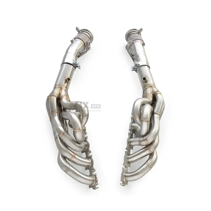High Quality Exhaust Manifold Header for Lamborghini Huracan LP580 LP610 5.2L 2014-2018 Stainless Steel Racing Sport Upgrade