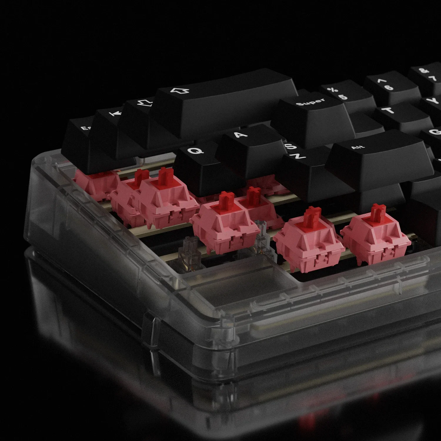 BCKeys×HMX Tanker lineaire schakelaar Aangepaste originele as 45g Lichte druk gesmeerd voor mechanisch toetsenbord Cherry MX Gifts