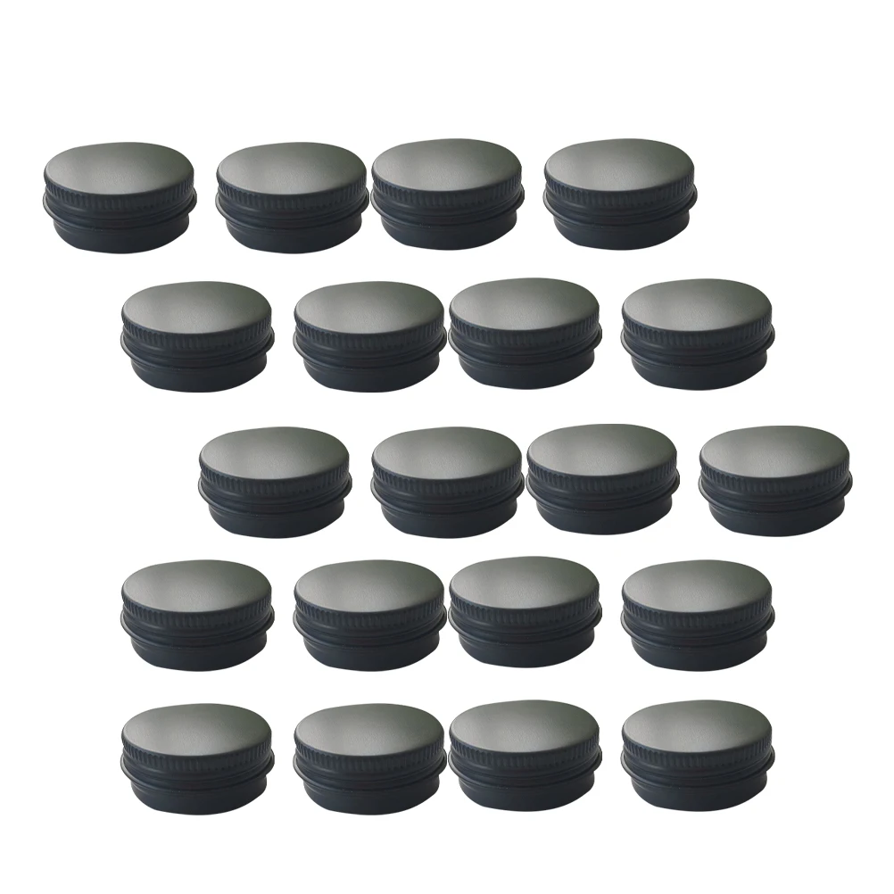 

20 Pcs Aluminium Box Empty Cream Jar Lightweight Portable Mini Packaging Travel Storage Container Ointment Packing Cosmetics