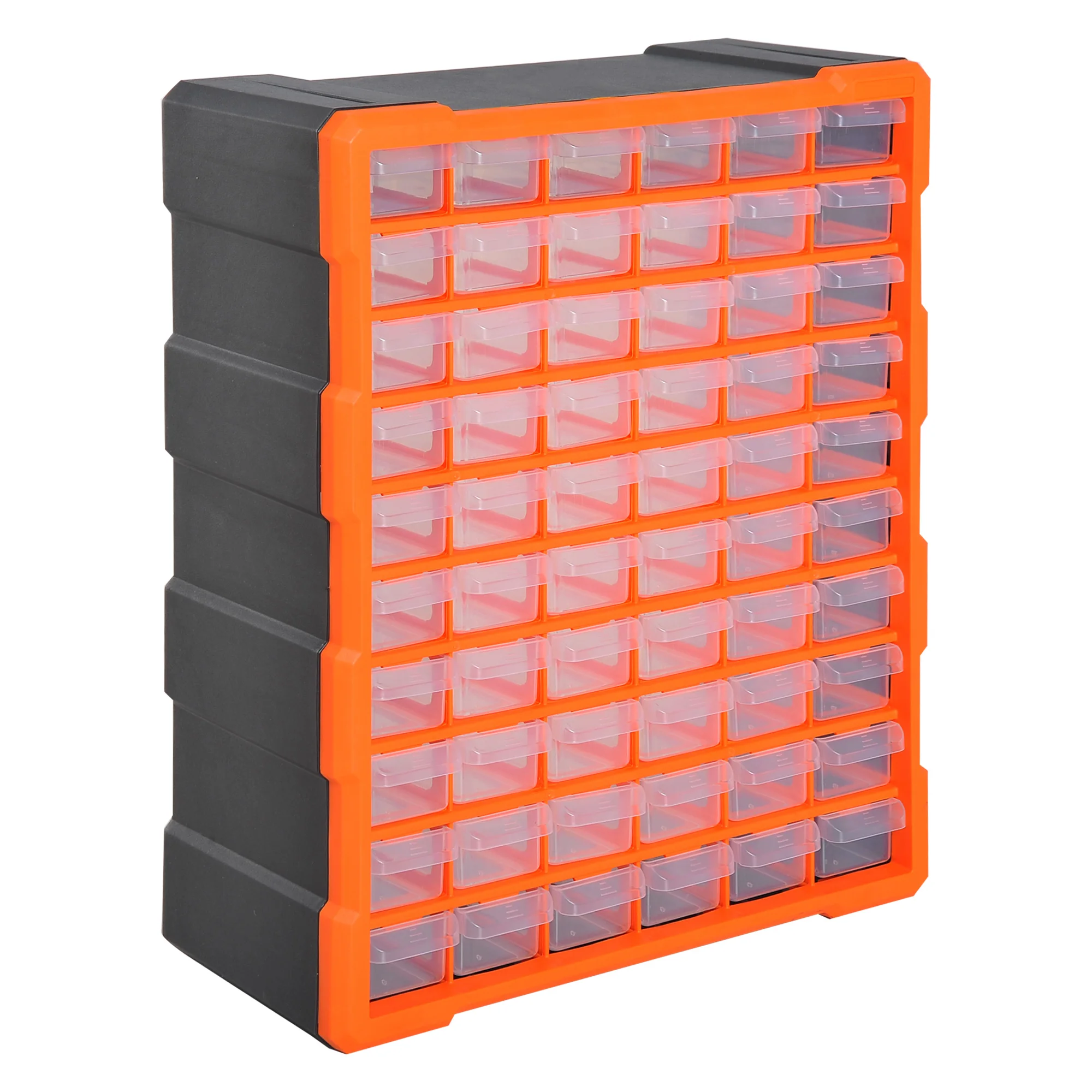 DURHAND tool organizer cabinet 60 drawers DIY shelf tool drawer box 38x16x47.5cm PP