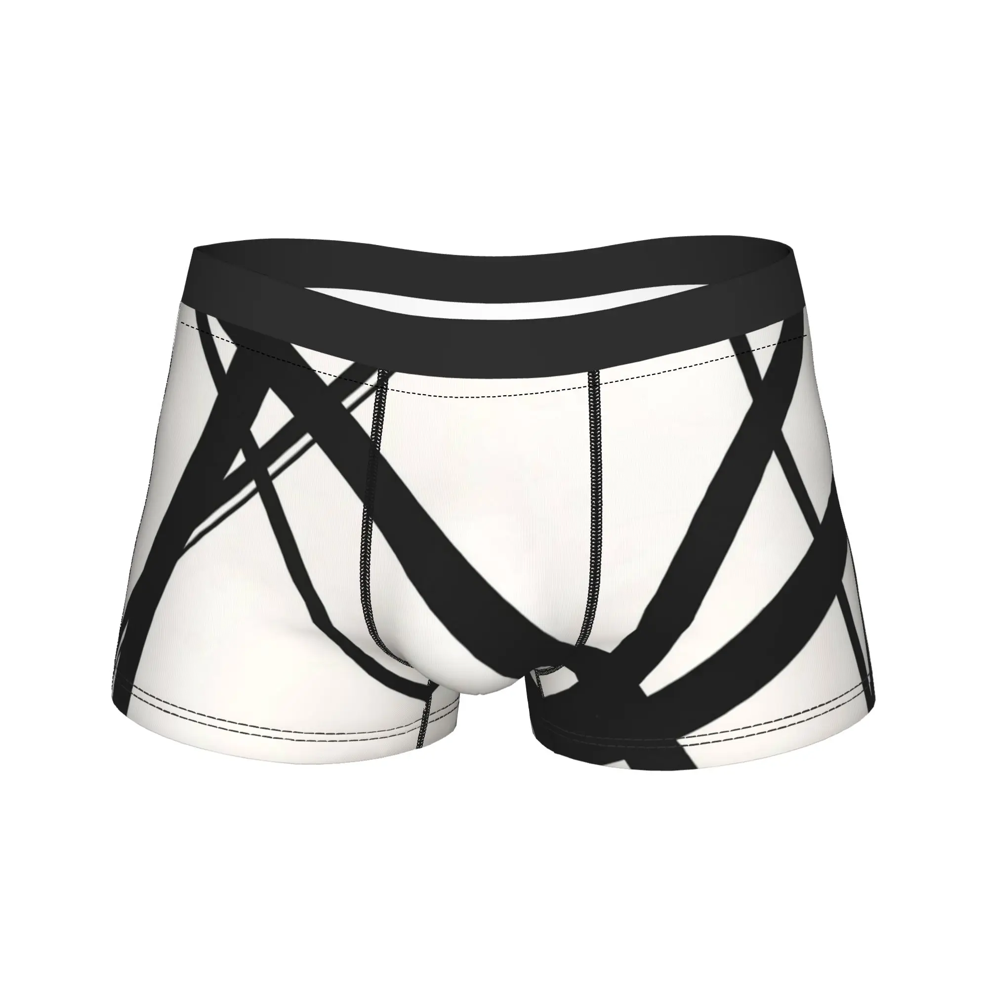 

Van Halen Band Tribute Line Underwear Males Underpants Custom Comfortable Boxer Shorts Quality Boxer Brief Big Size 2XL