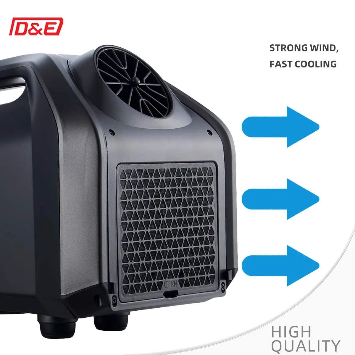250w DC 24v 2550 Btu Portable Air Conditioner Wholesale Custom Size Printing Logo For Cars Outdoor Camping