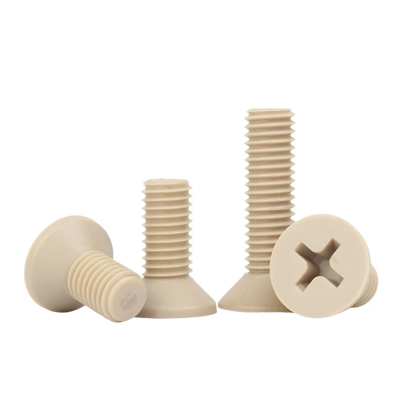 WESTCREEK M4 M5 M6 M8 20pcs PEEK phillips countersunk screw heat resistant bolt