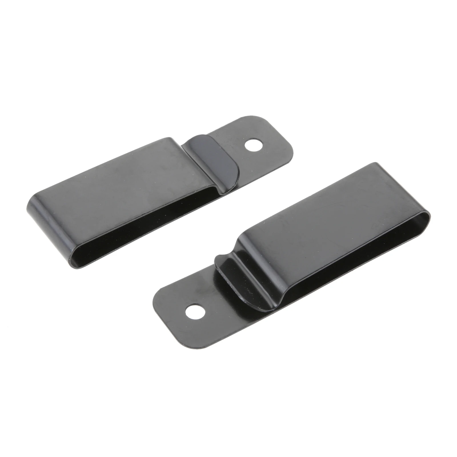 2Pcs 76*22mm Metal Spring Buckles Wallet Key Clip Hook Black Belt Holster Clip Clasp Hook for Pockets Bag DIY Sewing Accessories