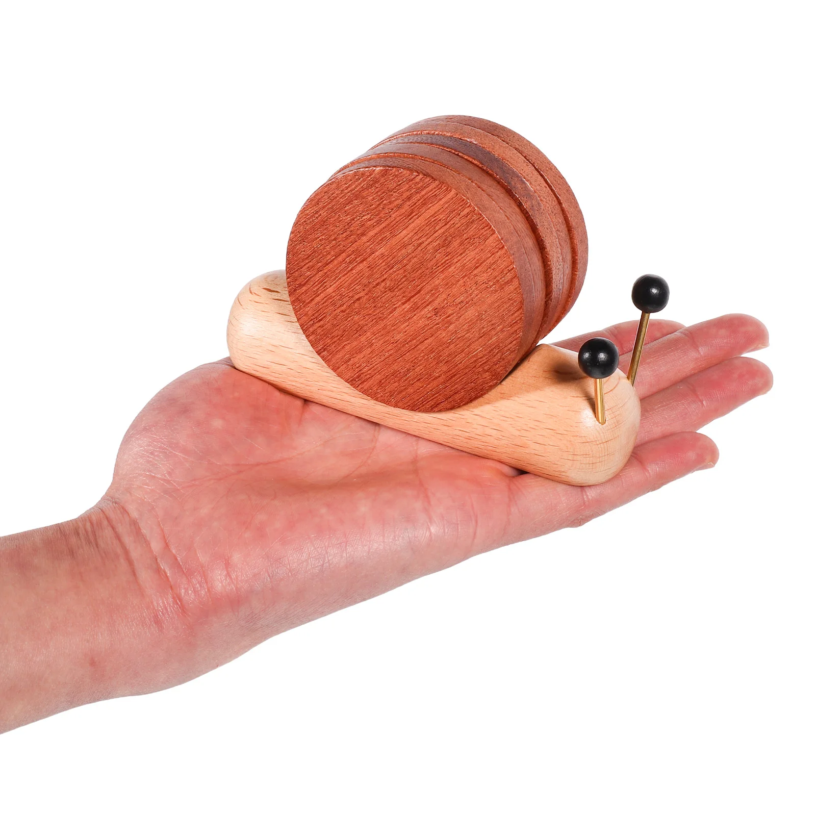 

5pcs Set Wooden Snail Design Cute Table Drink Office Unique Cocktail Coasters Gift Safe Material