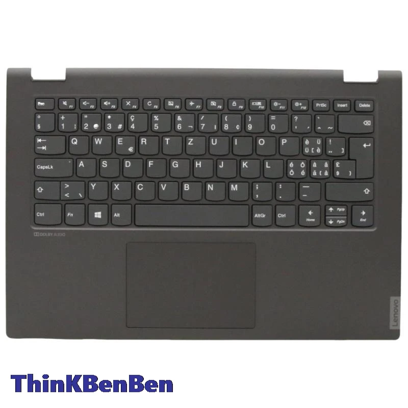 

CH Swiss Keyboard Black PL Upper Case Palmrest Shell Cover For Lenovo Ideapad C340 Flex 14 IWL API IML 5CB0S17438