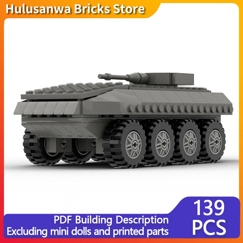 

Модель бронеавтомобиля Interim MOC, строительные кирпичи, военное оборудование, модульные технологии, подарки, праздник, сборка, детские игрушки, костюм