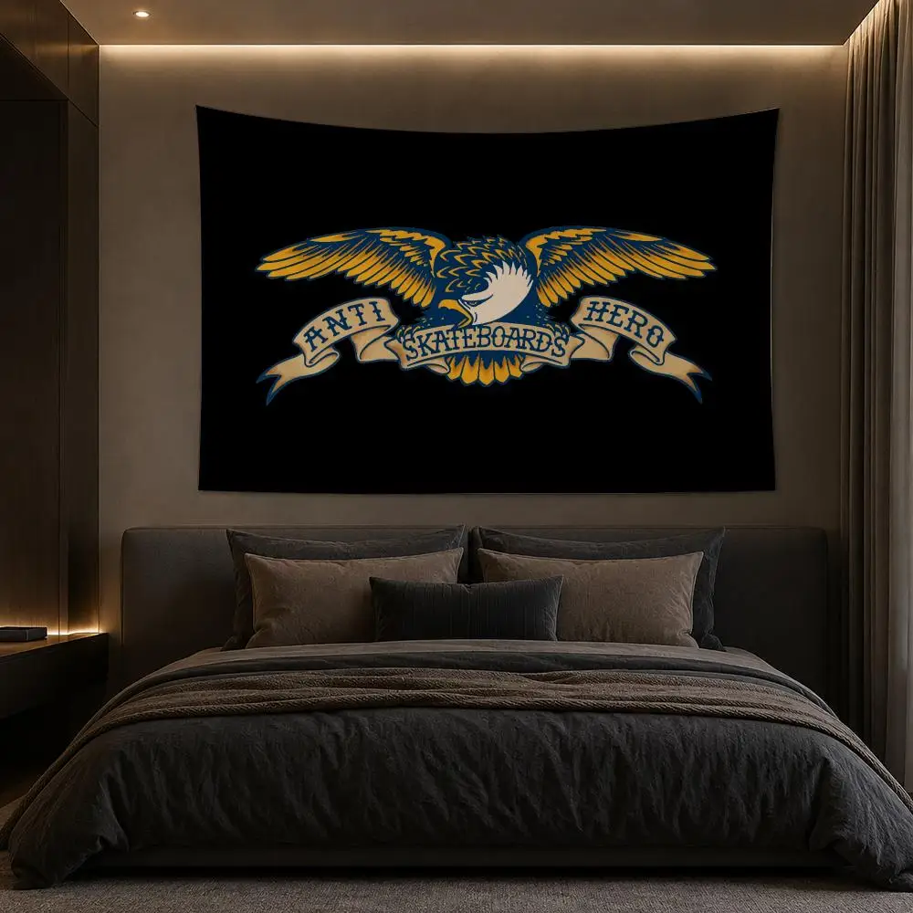 A-Anti Hero Skateboards Tapestry Bedroom Living Room Bar Party House Home Dorm Interior Wall Decor Background Banner