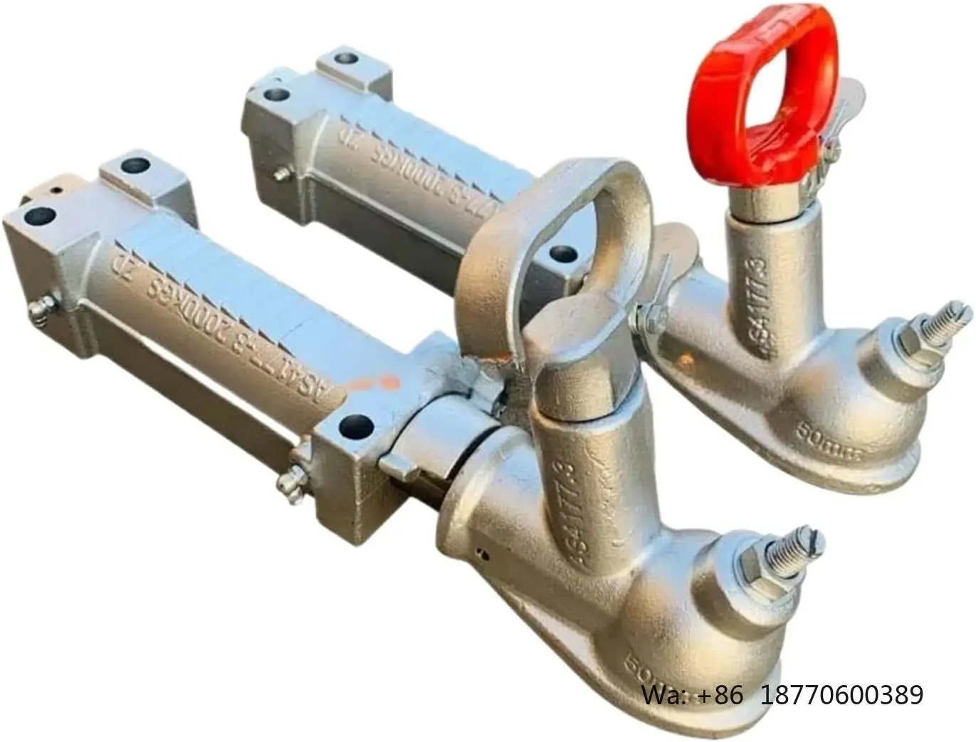 Hitch 2000KG Australian Style Connector Fits 50mm Ball Trailer Hitch Coupling RV Modification Car Trailer Tow Hitch Couplings
