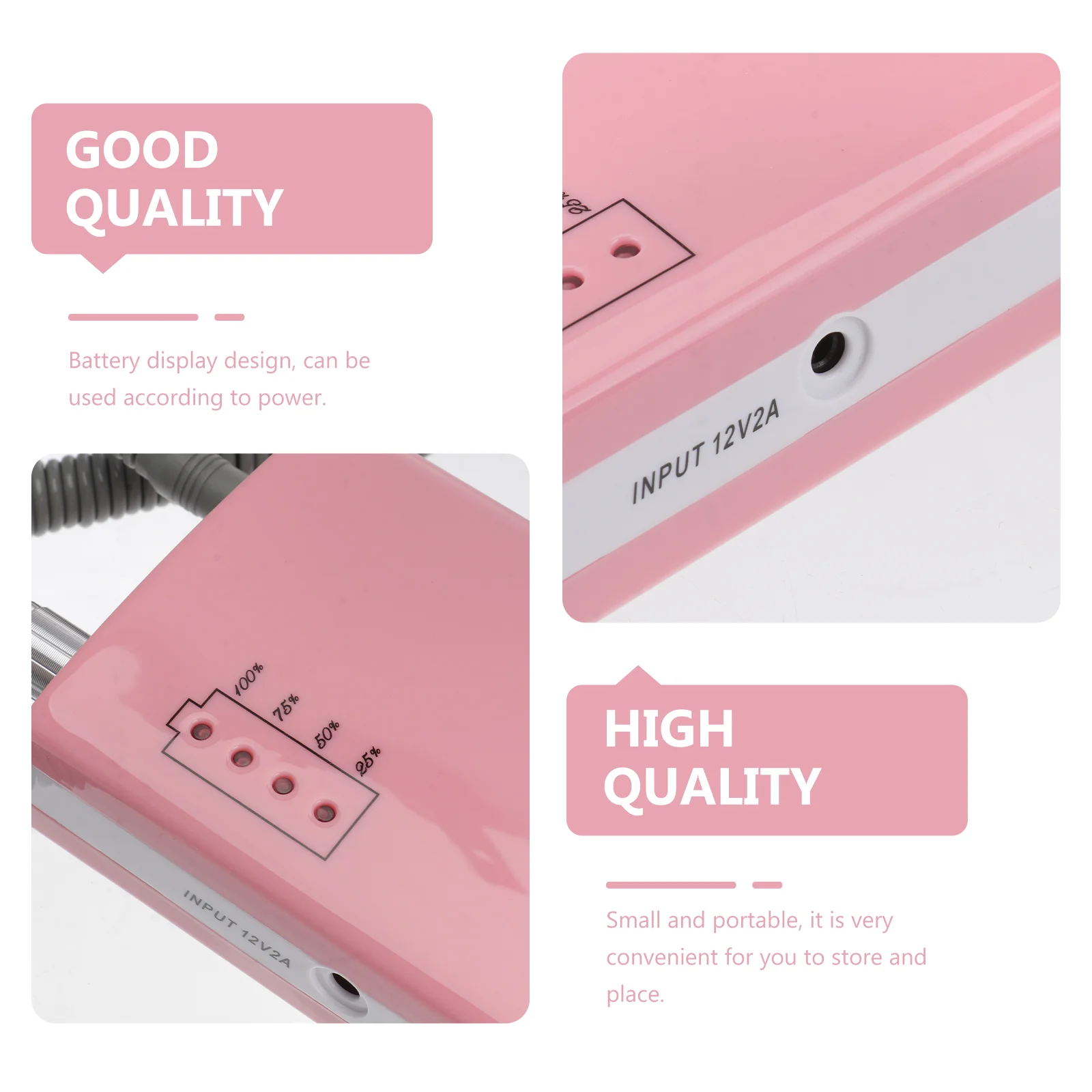 1 conjunto conveniente kit de manicure para unhas, remoção elétrica de esmalte (plugue au), ferramenta para manicure, aparador de moagem