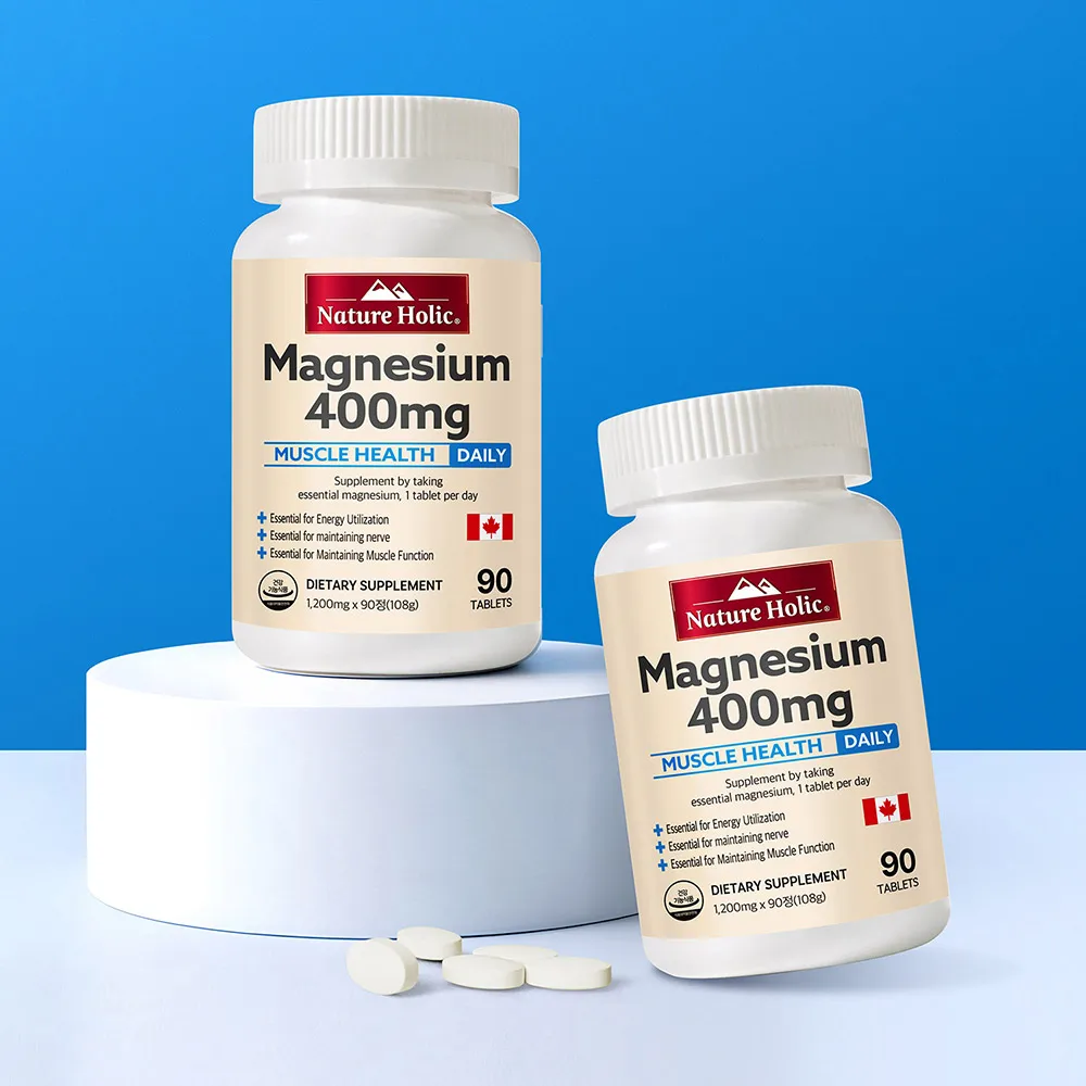 Natureholic كندا المغنيسيوم 400 مجم 1 زجاجة 90 كبسولة #5