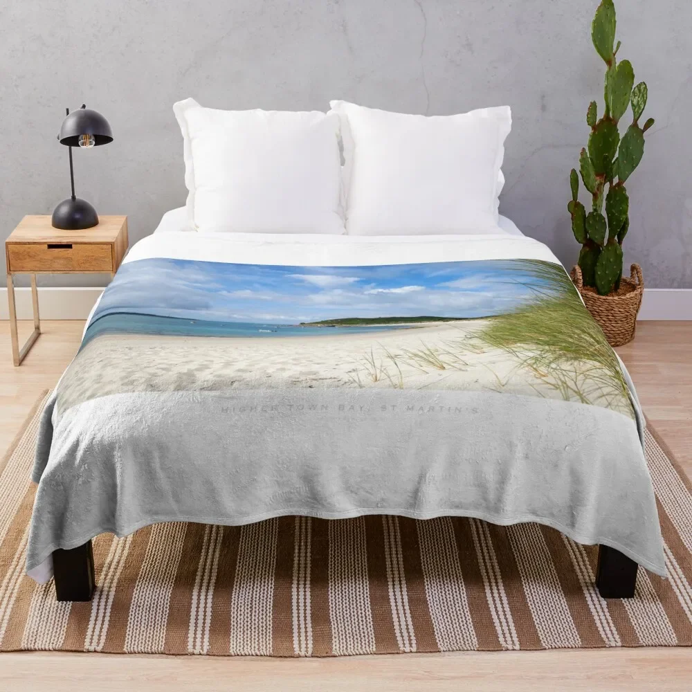 

St Martin's Throw Blanket Hair warm for winter Plaid on the sofa Loose Blankets