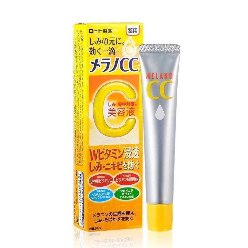 Rohto CC Facial Essence Brightening Vitamin VC Beauty Essence To Remove Acne Marks New Version Upgrade 20ml