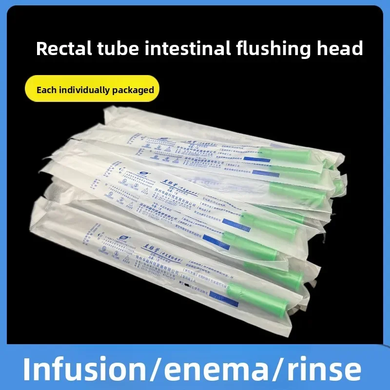 Pediatric & Adult Disposable Enema Device 100Pcs Rectal Tube, Anal Canal Medication Tube, Enema Head + Bottle Opener