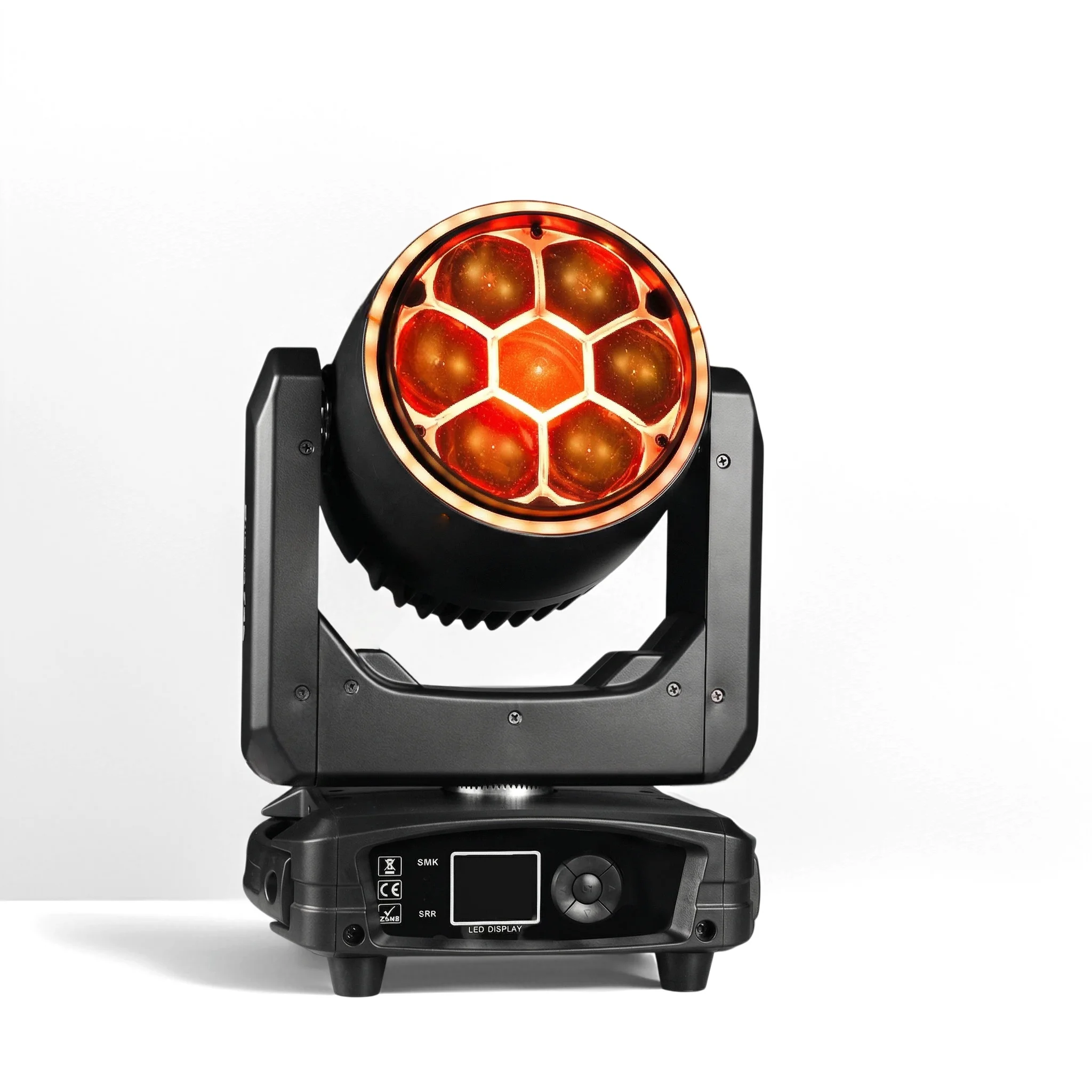 

2PCS/lot 300W LED Moving Head 7Pcs 40W Bee Eye Beam Wash Halo Effect RGBW 4in1 DJ DMX512 Beam Wash Zoom Stage lighting effects