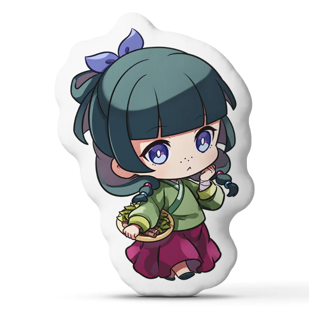 Maomao Apothecary Diaries Anime Plush Pillow Chibi Character Cushion Shaped Stuffed Throw Pillow Home Decor Manga Fan Gift