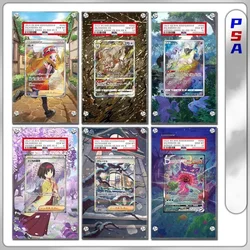 Self Made Pokemon Pikachu Charizard Brock Shindou Kei Ash Ketchum Brick Shield Classics Anime Game Characters Collection Cards