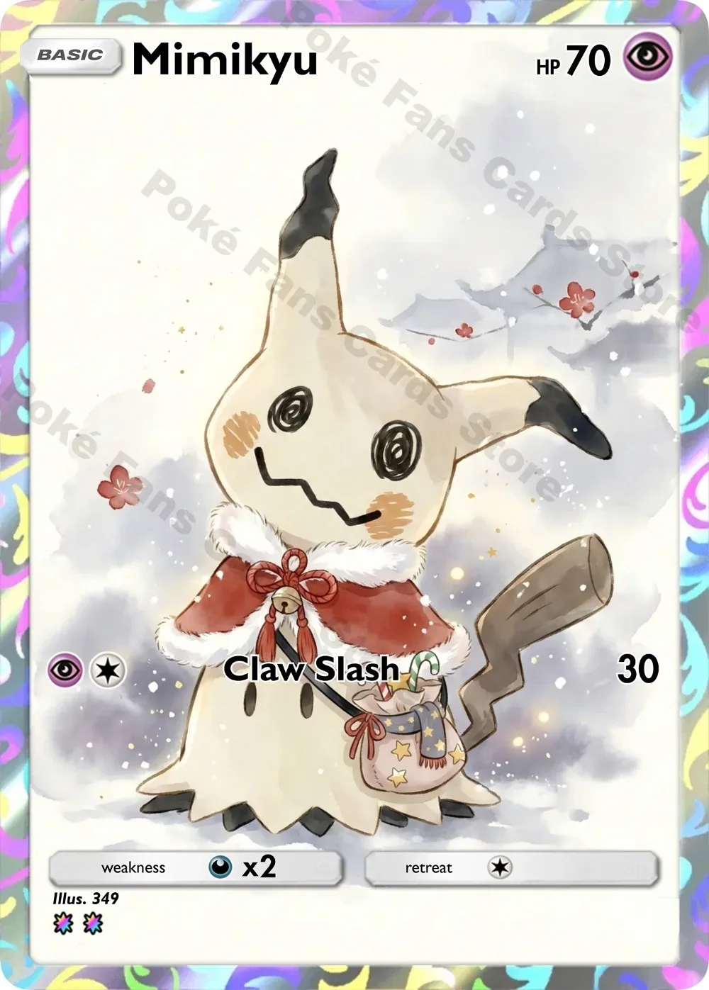 5Pcs PTCG Cards Mimikyu Gyarados Blastoise Rapidash Dodrio Christmas PTCG Collection Cards Shiny English PTCG Cards Gift view 2
