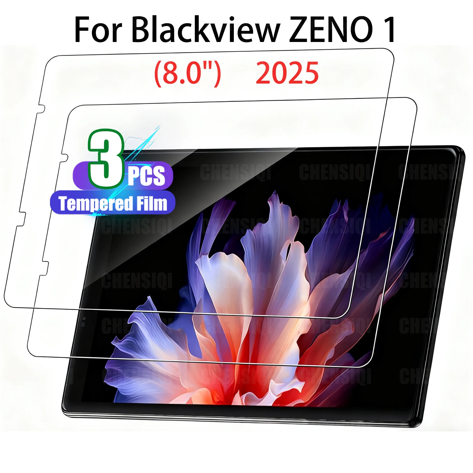 

Screen Protector for Blackview ZENO 1 (8.0") 2025 HD 9H Hardness Anti-Scratch Anti-Fingerprint Protective Tempered Glass Film