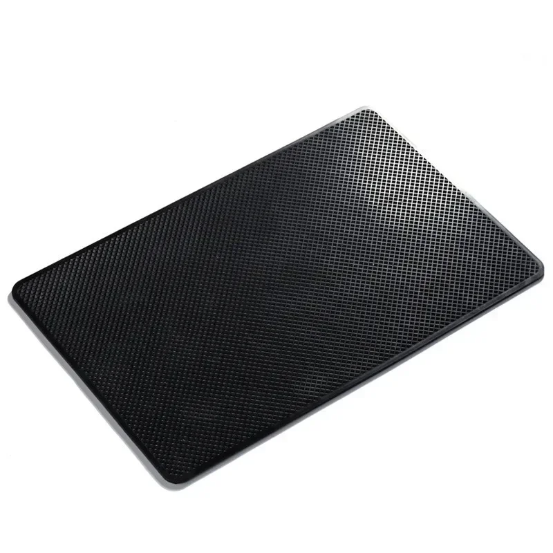 1PC Car Dashboard Sticky Anti Slip PVC Mat Auto Non Slip Sticky Gel Pad For iPhone 15 14 13 12 1Samsung Phone Sunglasses Holder