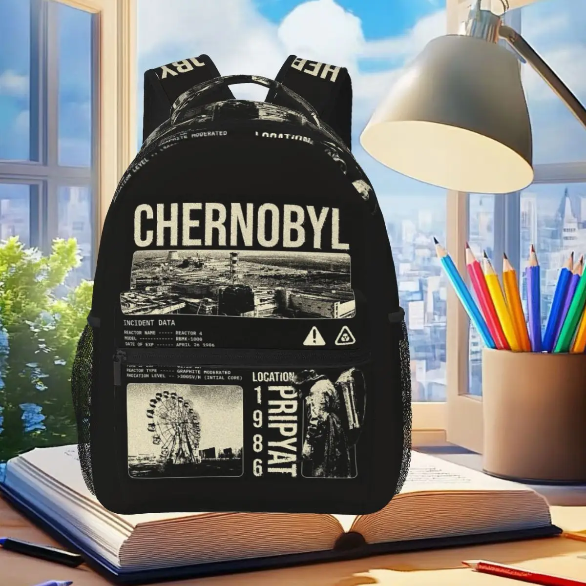 Stalker Shadow Of Chernobyl Game Backpack Student Boys Girls BookBag Kids School Bag Computer Shoulder Bags for Men Women