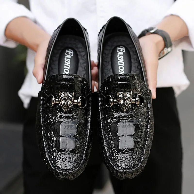 italian shoes man slip on loafers for man designer shoes dress loafers office casual business shoes man barefoot