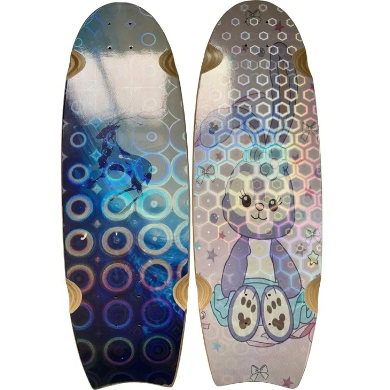 

Land Surfboard Skateboard Light Board Children Beginners Adult Professional Land Rush Bintang Four Wheel Skateboard Street Brush