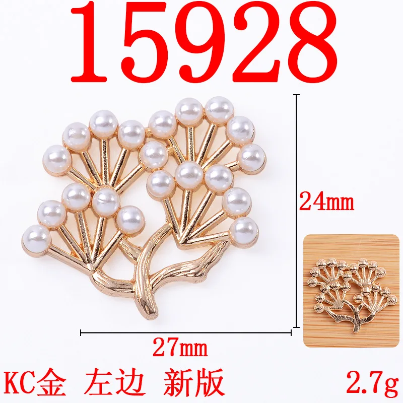 100 pieces set antique hairpin DIY new welcome pine with pearl branch leaf jewelry bridal headdress