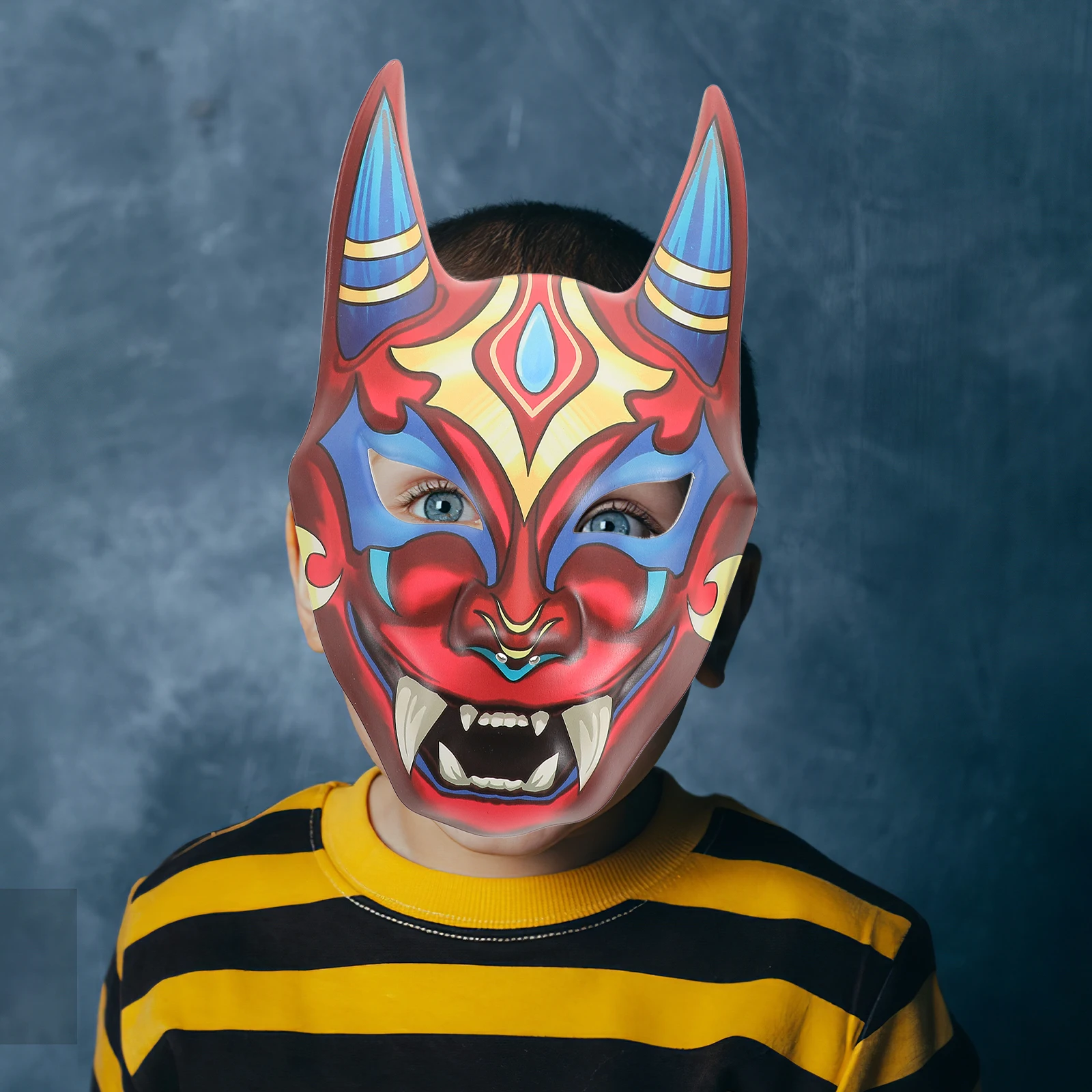 

Ghost Mask Festival Face Masks Clothing Pu Funny Cosplay Costume Prop Japanese Miss