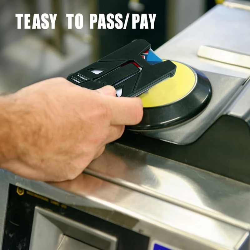 Suporte de crachá retrátil e mosquetão resistente chaveiro carretel de crachá de identificação tático com rolamento de cabo retrátil de 32 polegadas durável