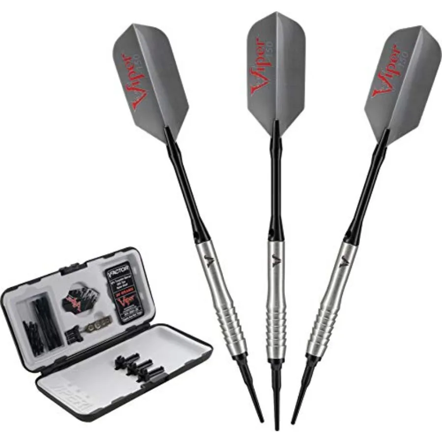 

Viper V-Factor 90% Tungsten Soft Tip Dart Set with Case