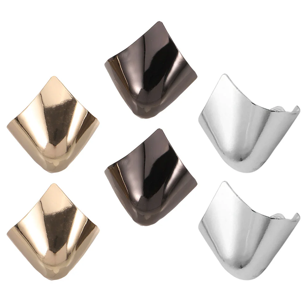 6Pcs High Heel Tip Covers Metal Toe Protectors Shoe Accessories Iron Guards Footwear Supplies Boot Protectors High Heels Parts