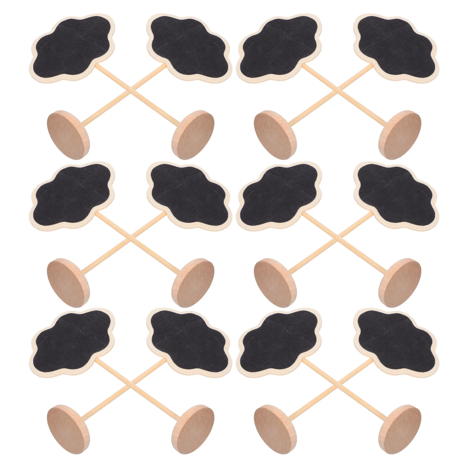 

20Pcs Mini Chalkboard Sign Tabletop Message Board Compact Design Versatile Usage Stable Material Stylish Appearance Multi Scene