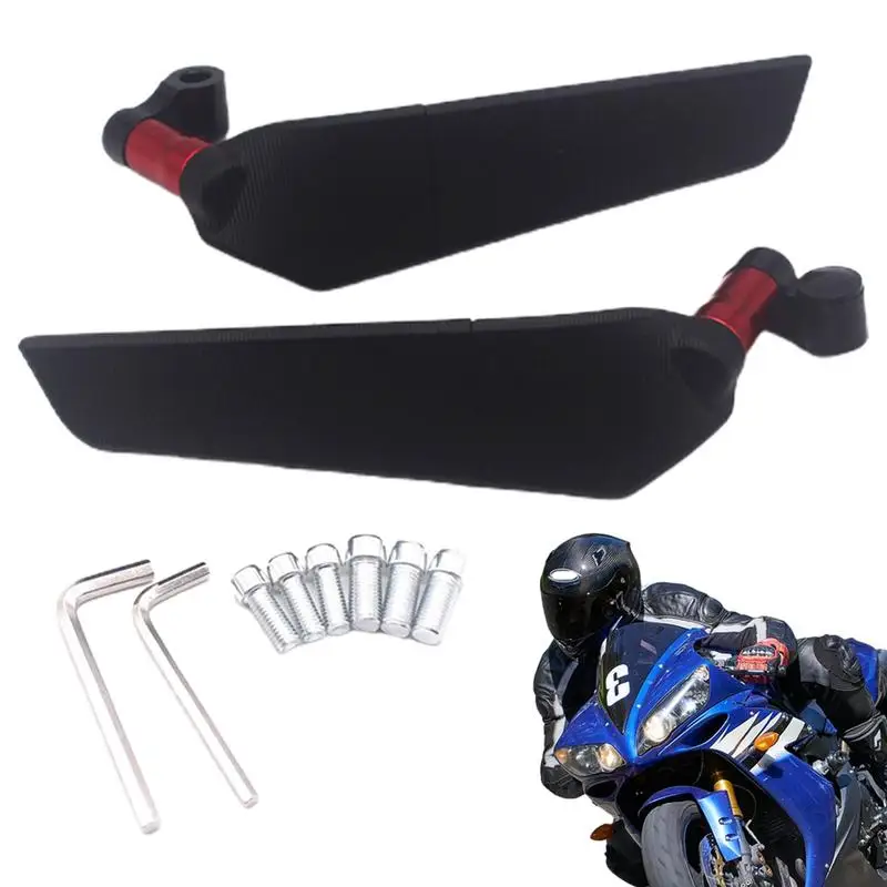 Motorcycle Rearview Mirror Creative 360 Degree Rotatable Modification Wing Mirrors Universal Side Mirrors auto Bike Accessories