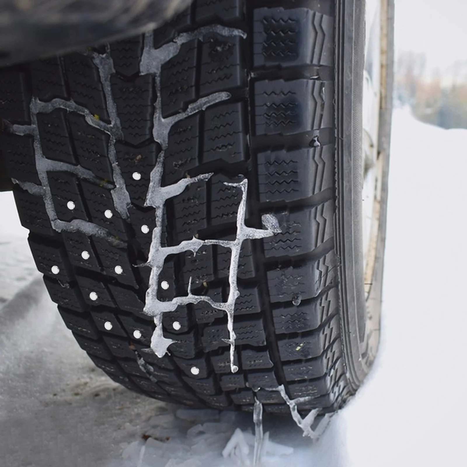 Snow Tire Studs Car Anti-skid Winter Spikes Tires SUV for ATV Bike Off-road Screw