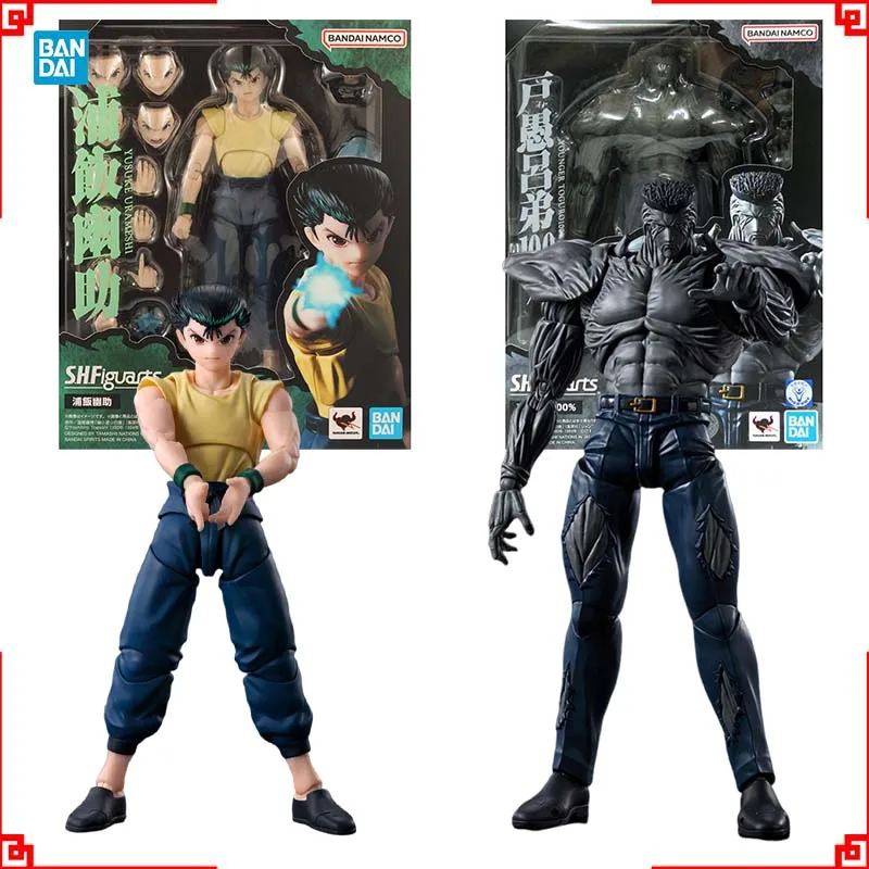 

Bandai YuYu Hakusho Anime Figure SHF Yuusuke Urameshi Younger Toguro 100% Action Figure High Poseability Toys For Mens Gift