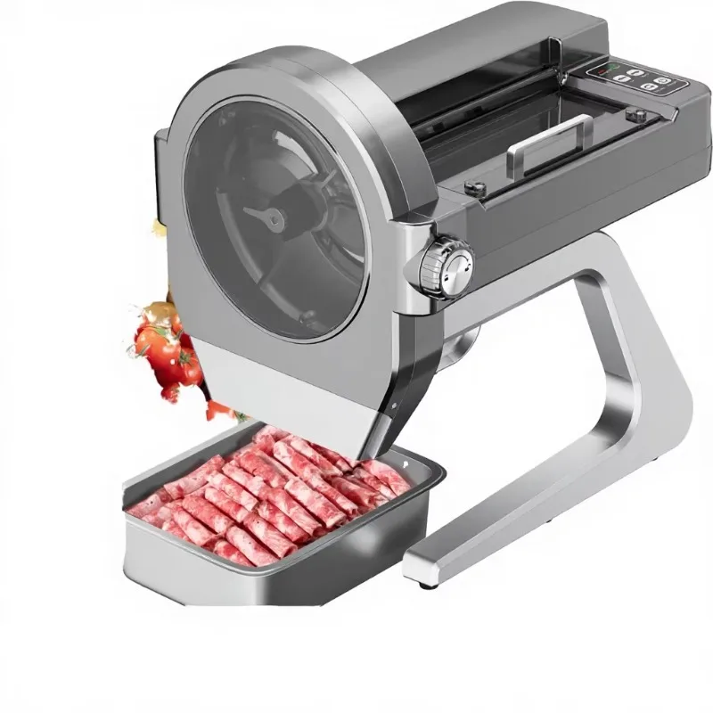 2026 New Stainless Steel Food Processor New Arrival Restaurant Vegetable Cutting Machine Slicing/shredding/dicing blade 200kg/h