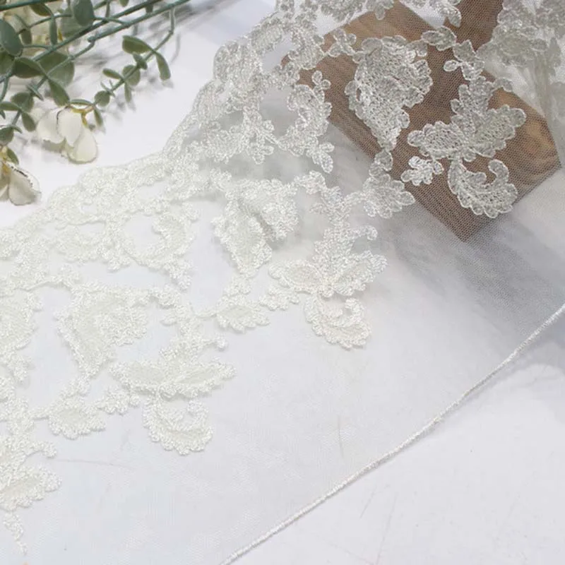 

39Yards Fashion Flower Embroidery Lace Trim For Clothing Accessory Dress Sewing Applique Costume Lace Fabrics