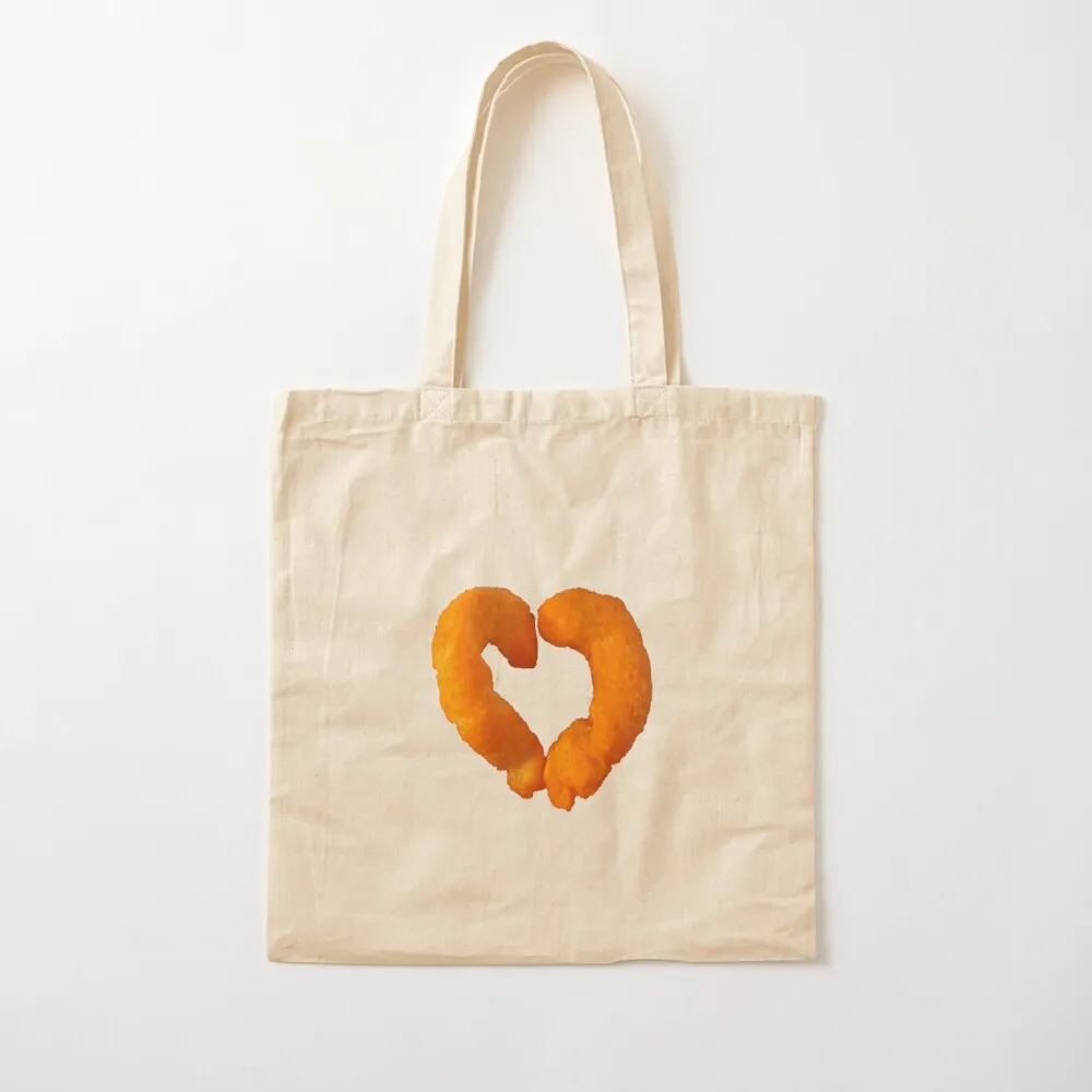 I heart Cheese Puffs Tote Bag bag for beach personalized tote bag Canvas shoulder Canvas Tote