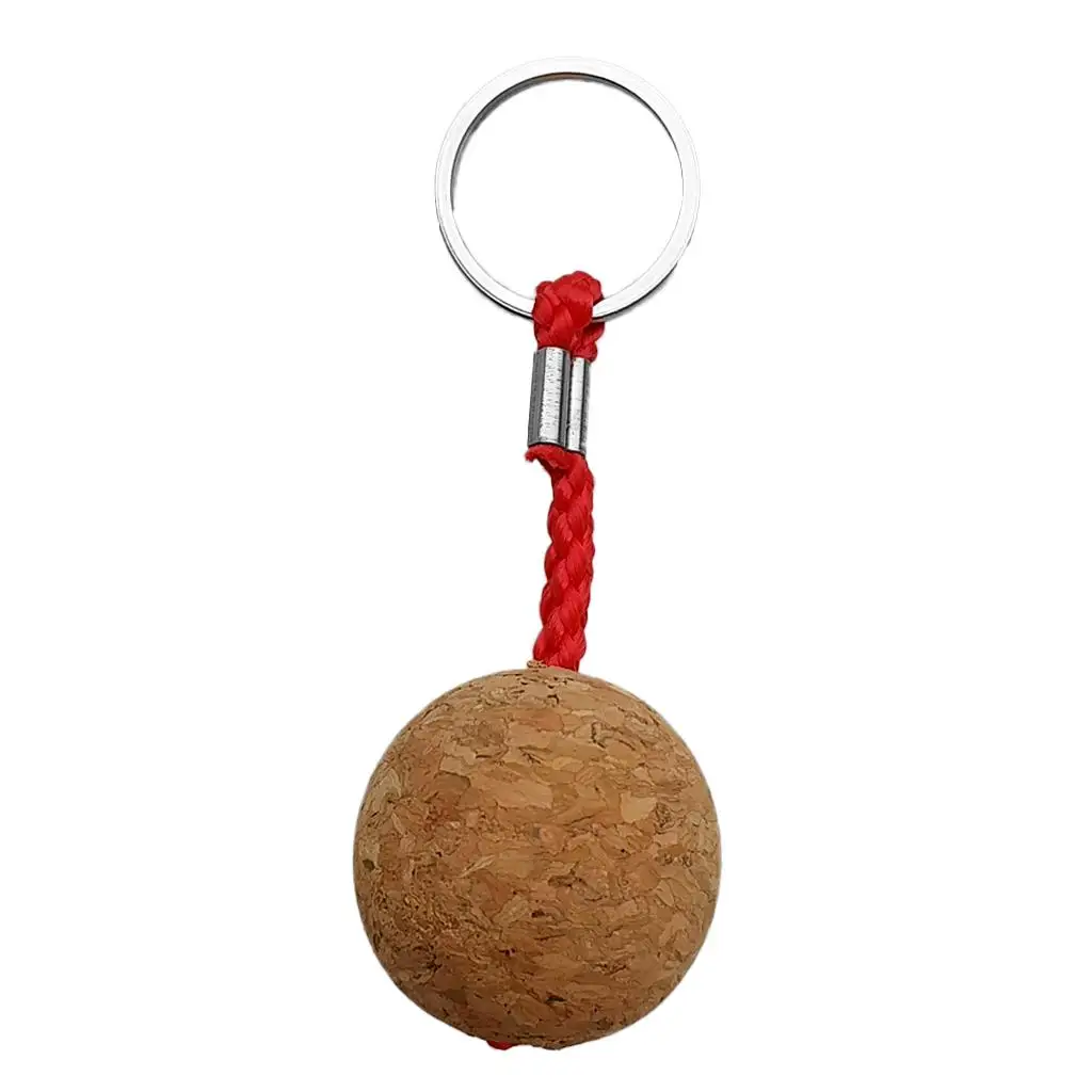 

Floating Keyring Buoyant Cork Ball Water Sports Key Float for Nautical Boat Accessories and Canoeing